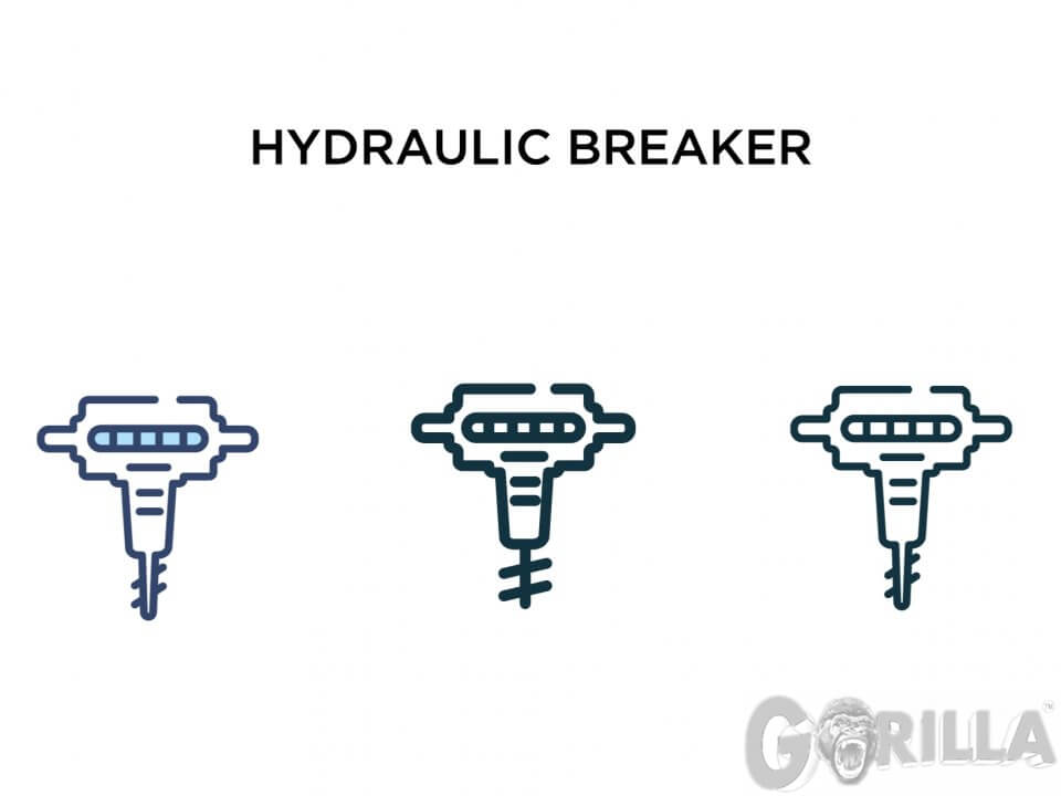 different hydraulic breakers