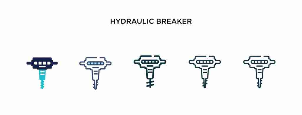 different hydraulic breakers